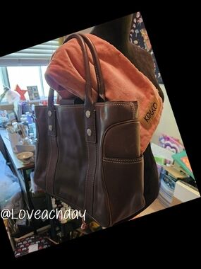 Michael Kors✨️Greenwich Geniune Pebbled Leather Tote Bag